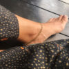 Zahra Anklet - Ice Obsidian