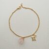 Yildiz Bracelet - Faceted Natural Rose Quarts - Image 2