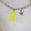 Yellow Gummy Bear and Bee Charm Bracelet - Image 2