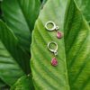 Pink CZ Huggies