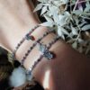 Hamsa Mini Gem Bracelet - Iolite - Image 2