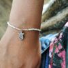 Baby Pink Tulip Seed Bracelet