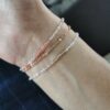 Pink Trio Moonstone Seed Bracelets - Image 2