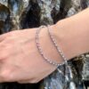 Mini Gem Choker/ Wrap Bracelet - Iolite - Image 2