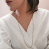 Zahra Sunglass/Mask Chain & Long Necklace - Amethyst - Image 2