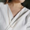Zahra Sunglass/Mask Chain & Long Necklace - Garnet